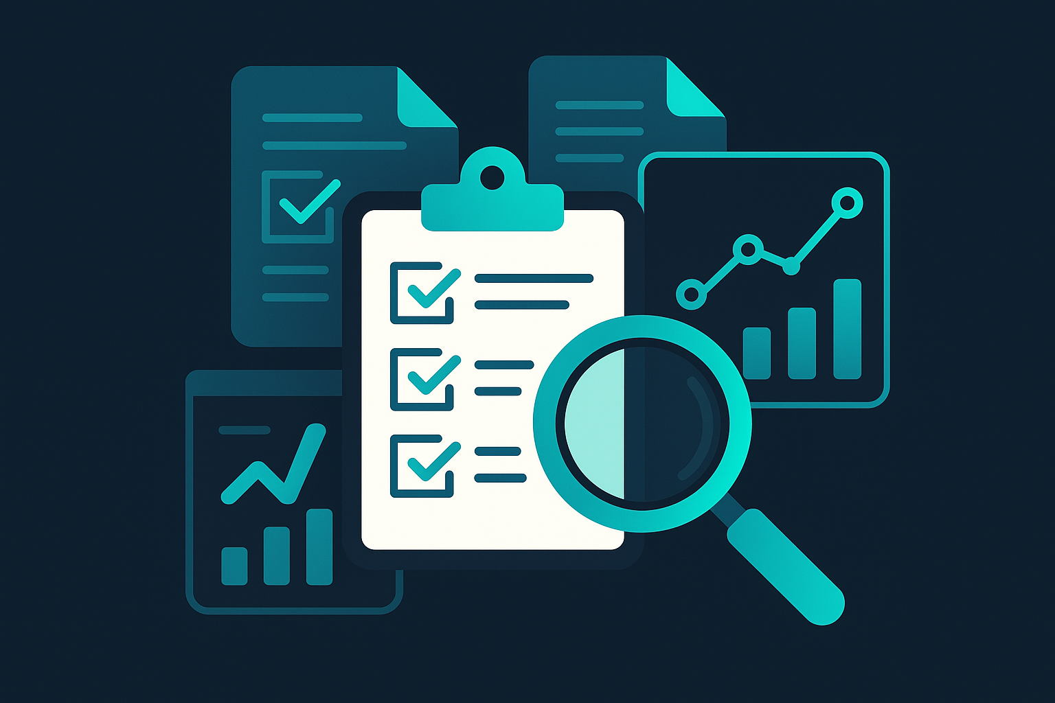 Ilustrație pentru audit SEO complet destinat IMM-urilor