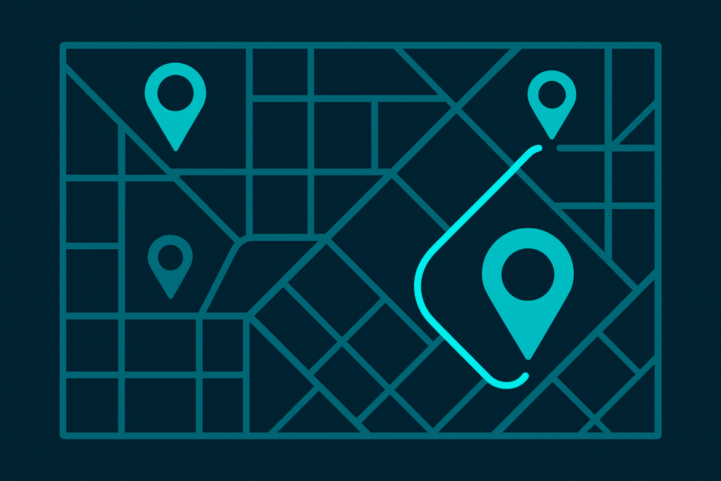 Illustration zur Google Maps Optimierung für lokale Unternehmen