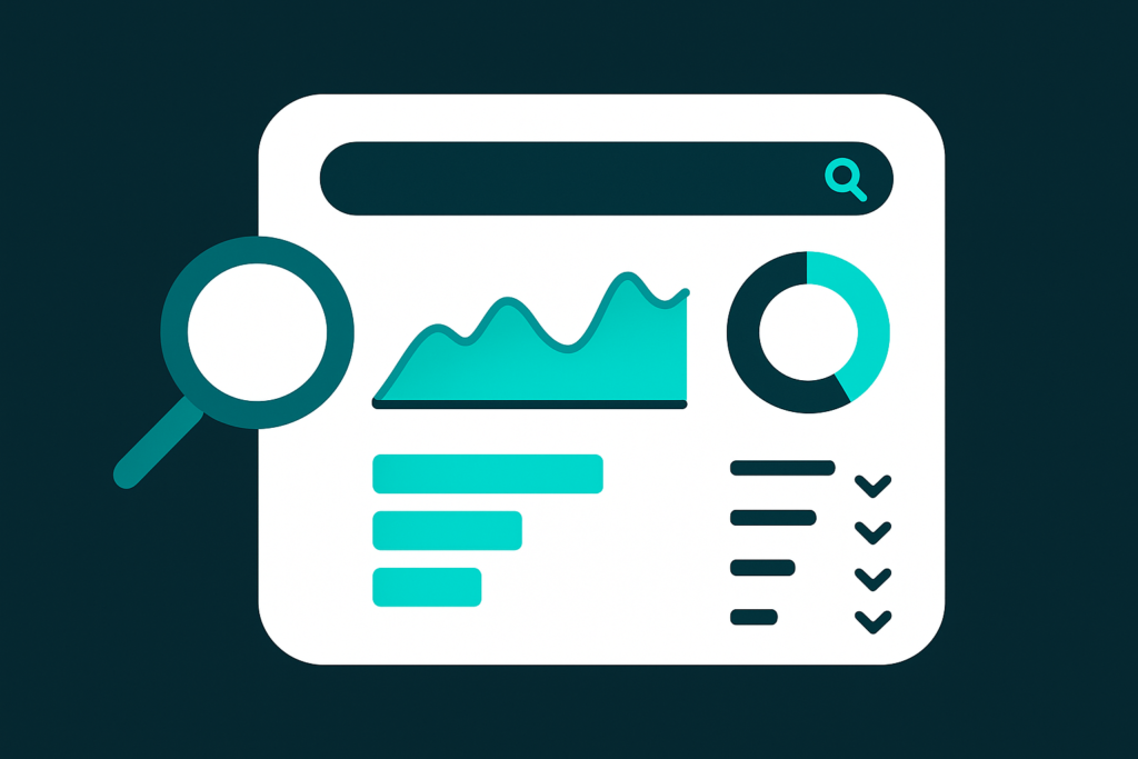 Ilustrație despre insights din Google Search Console pentru SEO