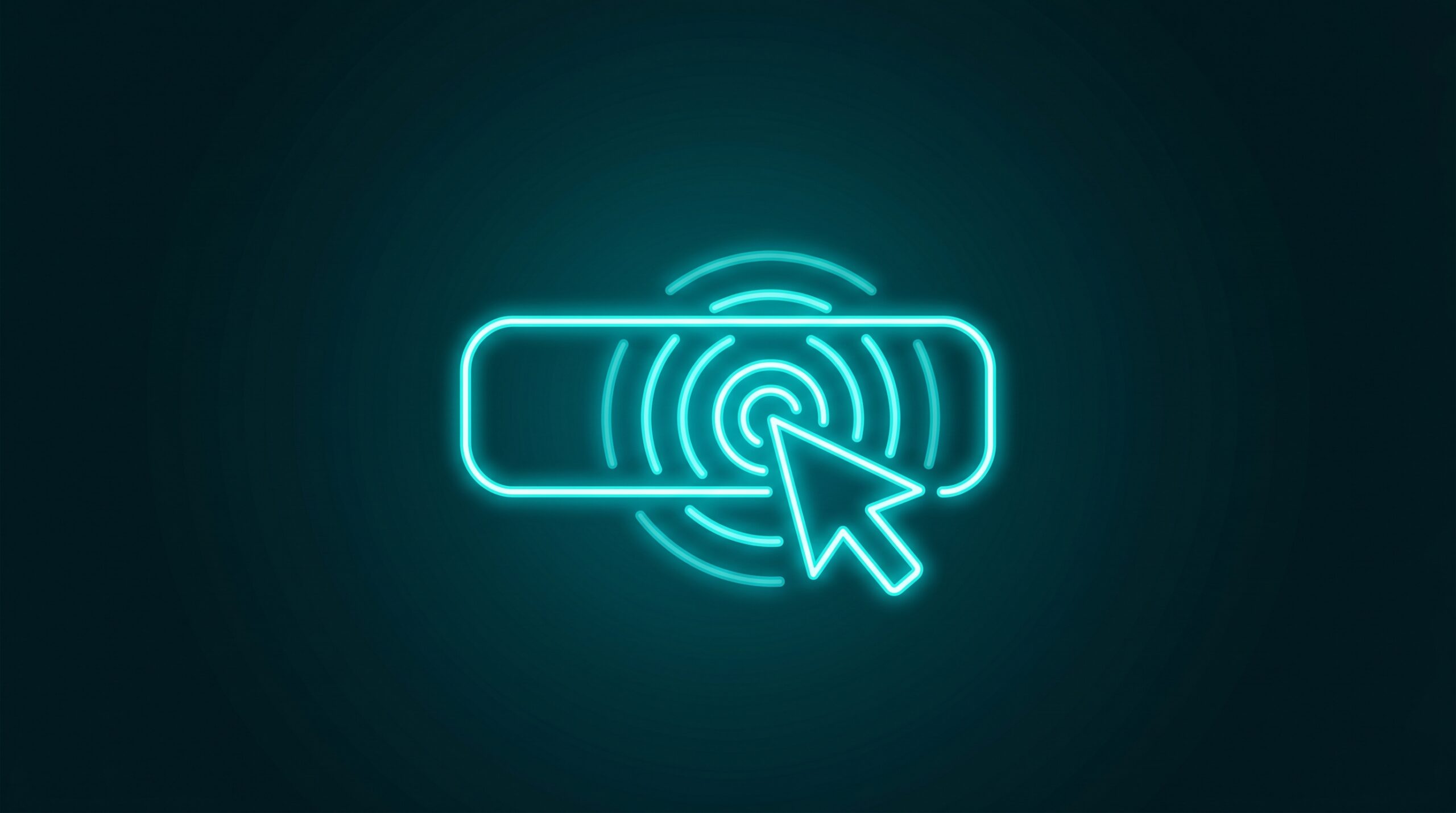 Cursor click pe buton interactiv cu feedback vizual reprezentând First Input Delay și reactivitate
