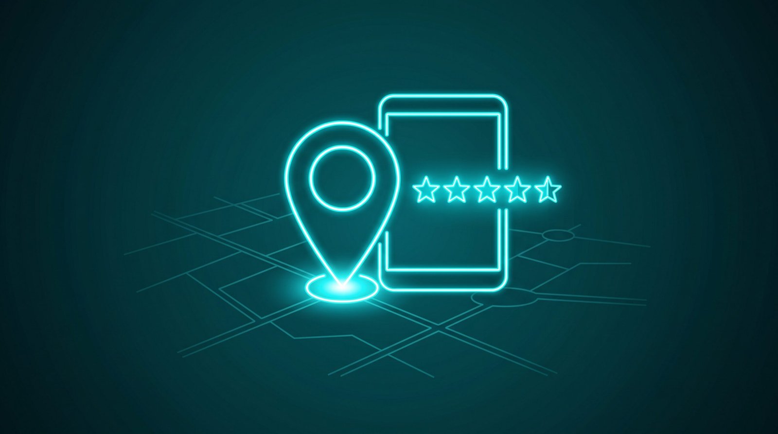 Pin pe hartă și rating - SEO local pe mobil și căutări aproape de mine