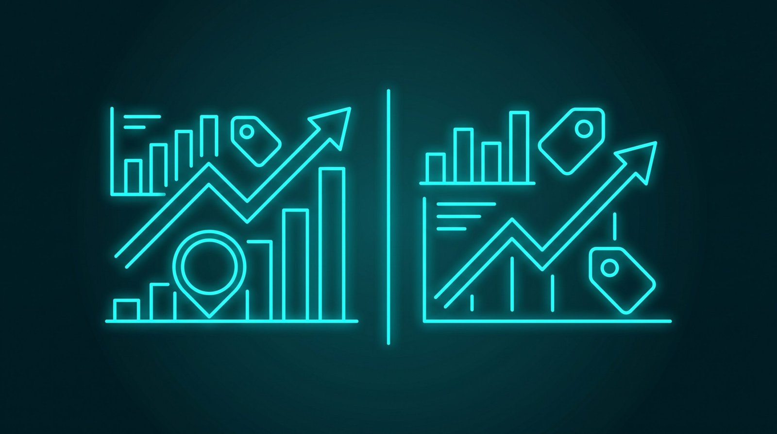 Ilustrație A/B testing și analytics pentru landing page - măsurare și optimizare conversii