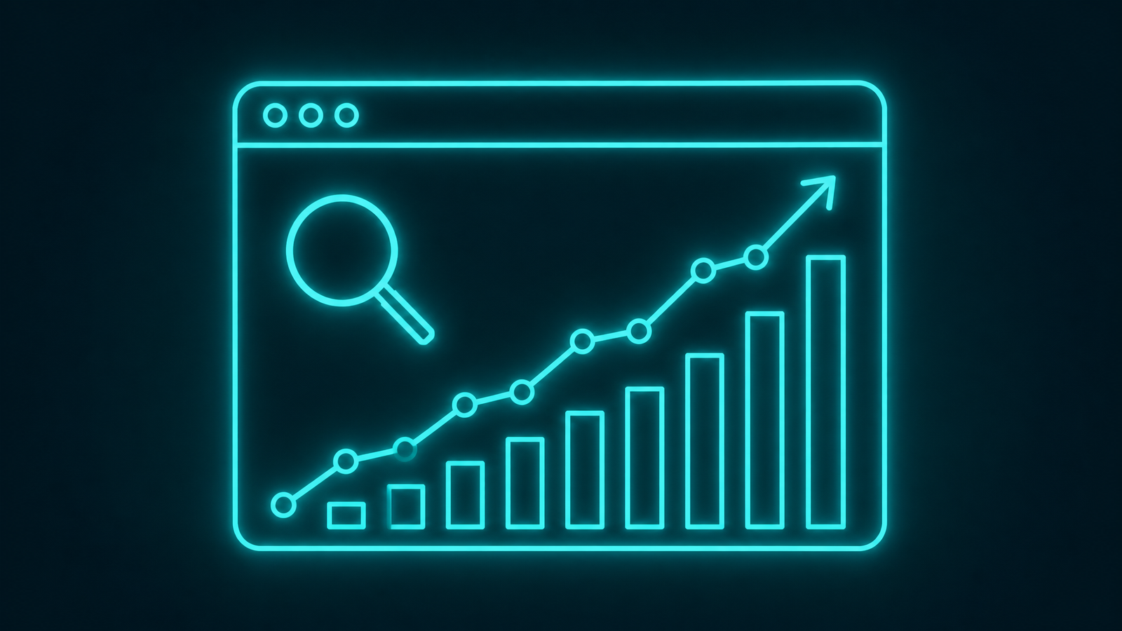 Grafic ascendent de trafic organic SEO pentru blog