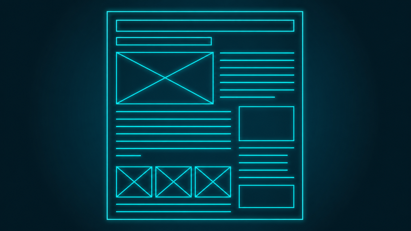 Schemă wireframe articol blog - structură optimizată SEO